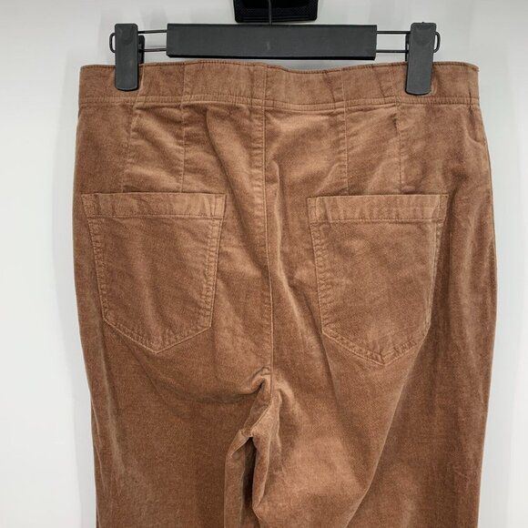 Anthropologie Pilcro and the Letterpress Pants Velvet Retro Flare Pull On - Picture 9 of 11